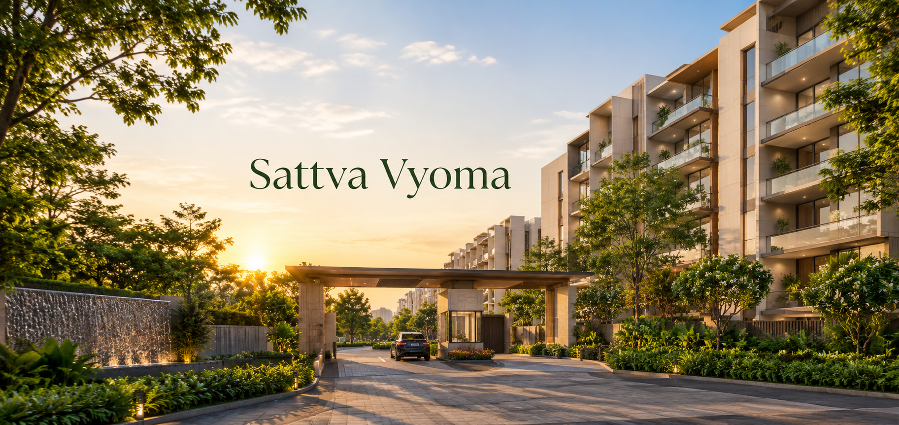 Sattva Vyoma Logo - Luxury Residential Project in Bangalore